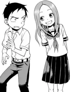 😄 5be79799 Anime, Mundur szkolny, Manga, Para, Młodzież telegram sticker