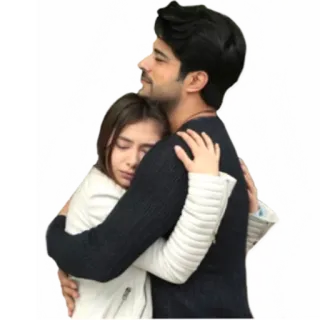 🖤 770901bc abbraccio, coppia, emozioni, amore, relazione whatsapp sticker