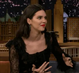 🥀 297bbf5c Kendall Jenner beroemdheid, vrouw, model, talkshow, televisie telegram sticker