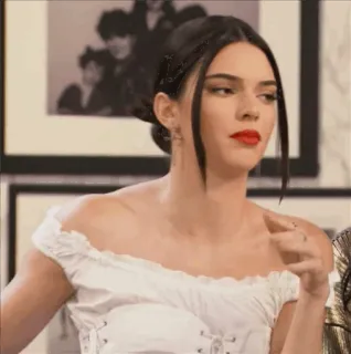 ✨ 685bab6a Kendall Jenner beroemdheid, model, vrouw, portret telegram sticker