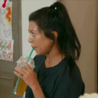 🐝 e0ec4a33 vrouw, drankje, rietje, persoon, drank telegram sticker