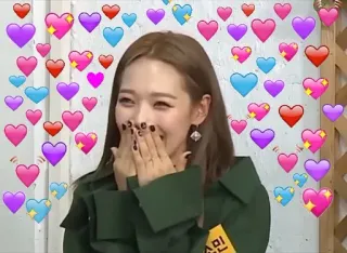 🌪 5b1433e1 cuore, amore, carino, ragazza, gioia, cuori telegram sticker