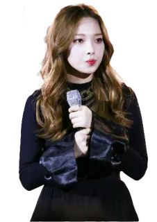 😗 24899158 woman, singer, microphone, portrait, fashion, performer, music whatsapp sticker