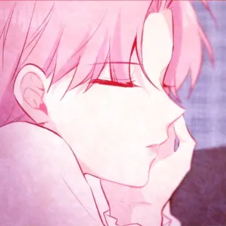 🛍 13944126 Anime, Pink, Orang, Potret, Estetik, Kartun telegram sticker