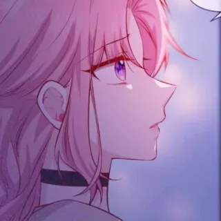 🎡 878ad8e4 Anime, Rambut merah muda, Karakter, Gadis, Choker telegram sticker