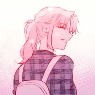 🎡 d379570c Anime, Manga, Karakter, Gadis, Kotak-kotak, Ransel telegram sticker