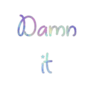 ☠ 7ebcc11b Damn it uitdrukking, frustratie, uitroep whatsapp sticker