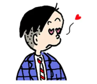 😍 859fd83b 爱, 卡通, 角色, 心, 喜爱 telegram sticker