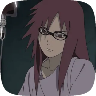 ☀️ 17b234dc Karin Naruto Anime, Naruto, Karin, Médico, Óculos whatsapp sticker