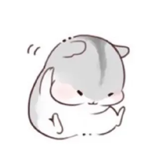 🙉 2d548455 chomik, słodki, zwierzę, zwierzak, kawaii, kreskówka telegram sticker