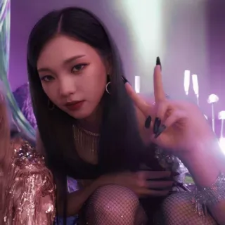 🥺 0d68a123 woman, asian, singer, celebrity, portrait, girl, makeup telegram sticker