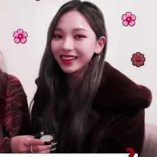 🥺 d0e7c4ee woman, smiling, person, flowers telegram sticker