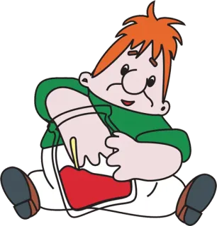 ☺️ 9f16bc62 Cartoon, Person, Zeichnung, Illustration, Kunst telegram sticker