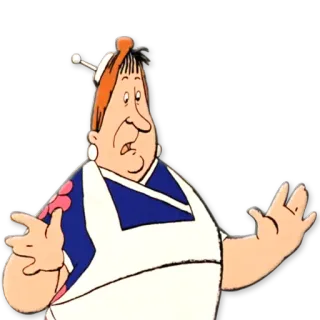 👐 b3876ae9 การ์ตูน, แม่บ้าน, ผ้ากันเปื้อน, ตัวละคร, ผู้หญิง telegram sticker