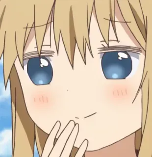 🙃 dc01d61d Anime, Garota, Fofa, Corar, Sorrindo telegram sticker