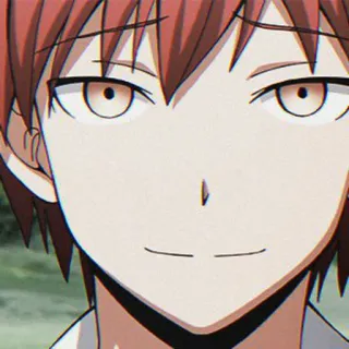 😌 b0173207 Karma Akabane Assassination Classroom anime, manga, karakter anime, rambut merah, Karma, Akabane, Assassination Classroom whatsapp sticker