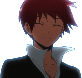 😊 014197a6 anime, jongen, glimlach, vrolijk, cartoon telegram sticker