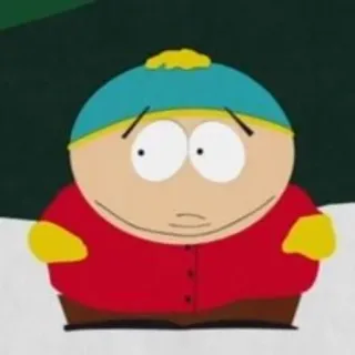 😔 39a82569 Eric Cartman South Park South Park, Cartman, Kartun, Karakter, Komedi, Animasi telegram sticker