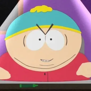 😈 cc24bebc Eric Cartman South Park kartun, South Park, Eric Cartman, karakter, komedi telegram sticker