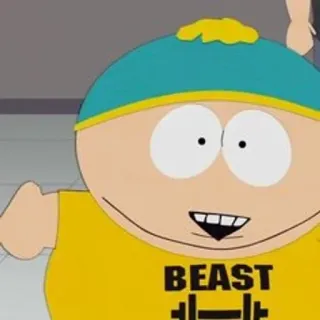 😃 ceeea29a Eric Cartman South Park BEAST kartun, animasi, South Park, Eric Cartman, binatang buas, olahraga, kebugaran, gym telegram sticker