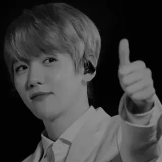 ✨ bb83736b thumbs up, positive, korean, idol, singer telegram sticker