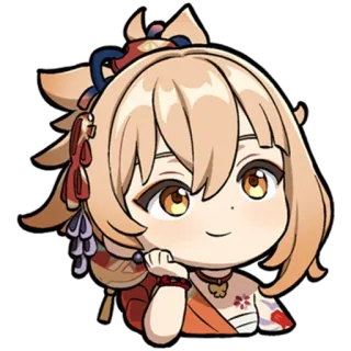 Картины Паймон 16 | @genshin_impact_ru_off telegram stickers