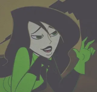 💎 c755ad46 Shego Kim Possible cartoon, villain, female, green, animated telegram sticker