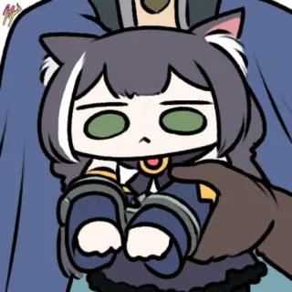 😢 49d41a8d 猫娘, 动漫, 漫画, 可爱, 卡通, 贴纸 telegram sticker