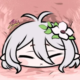 😵 c03deabc 动漫, 卡通, Q版, 可爱, 卡哇伊, 睡觉 telegram sticker