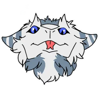 😋 24a53f12 kat, dier, schattig, cartoon, huisdier telegram sticker