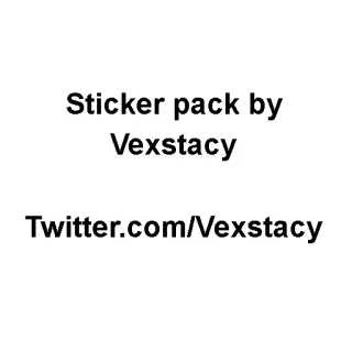 Kasha-Vexstacy whatsapp stickers