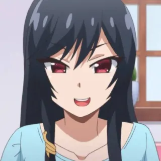 🍀 593db1b8 fille anime, personnage, dessin animé, animé, femme telegram sticker