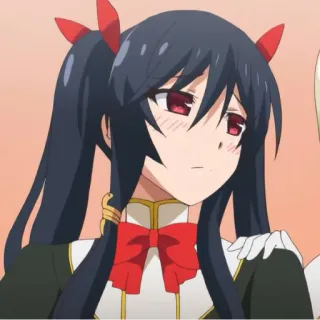 🍀 6a23542b Anime, Fille, Dessin animé, Portrait, Mignon, Personnage telegram sticker