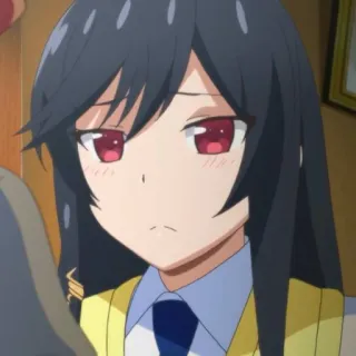 📗 ace7a904 Anime, Fille, Uniforme scolaire, Mignon, Portrait, Dessin animé telegram sticker