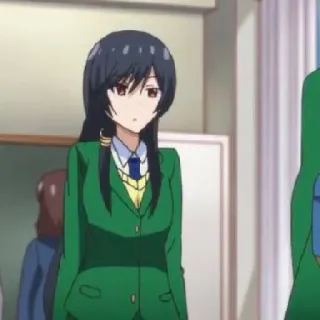 📗 c124934a Anime, Uniforme scolaire, Féminin, Personnage, Dessin animé telegram sticker