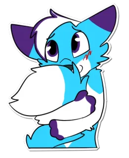 😊 c1d2412a 兽人, 可爱, 动物, 拟人, 狐狸, 卡通 telegram sticker