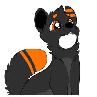 🥚 347f97a6 kat, cartoon, dier, illustratie, schattig, personage telegram sticker