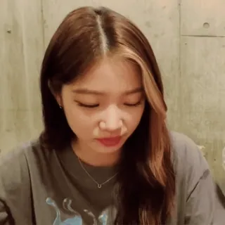 📰 646275e1 woman, girl, portrait, selfie, brunette, korean telegram sticker