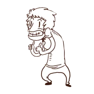 😄 71e0c1a6 Cartoon, Figur, Lustig, Zeichnung whatsapp sticker