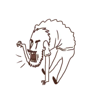 🐱 ee19a648 Cartoon, Zeichnung, Figur, Monster whatsapp sticker