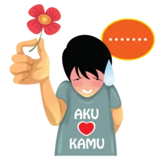 😍 535e9262 AKU
KAMU 花, 爱, 浪漫, 脸红, 角色, 卡通, 感情 telegram sticker