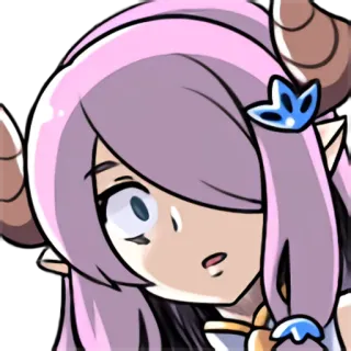 💜 be864ccb Anime, Manga, Süß, Cartoon, Anime Charakter, Monster Mädchen, Illustration telegram sticker