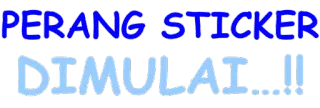 👍 04c78044 PERANG STICKER
DIMULAI !! sticker, texte, malais, mots telegram sticker