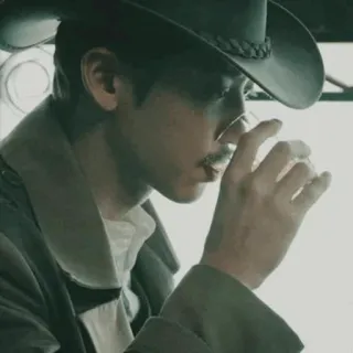 ➖ 1d9efed5 男人, 牛仔, 饮酒, 帽子, 复古, 西部 telegram sticker