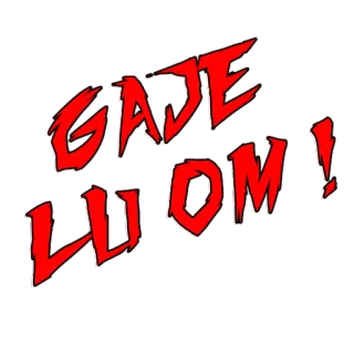 😏 42056280 GAGE LUOON! whatsapp sticker