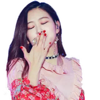 😘 48acf933 Rose (Blackpink) kpop, cantante, rose, blackpink, celebridad telegram sticker