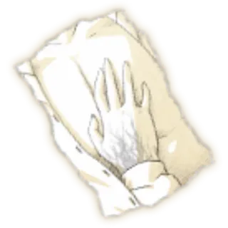 ✋ 0a16e273 handprint, creepy, paper, sticker telegram sticker