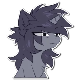 😑 fec90cad Dibujos animados, Unicornio, Sticker, Furry whatsapp sticker