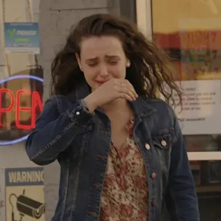 😥 db589dc4 WARNING femme, pleurer, sécurité, avertissement whatsapp sticker