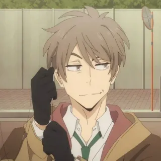 💰 383de772 anime, pria, kartun, potret whatsapp sticker